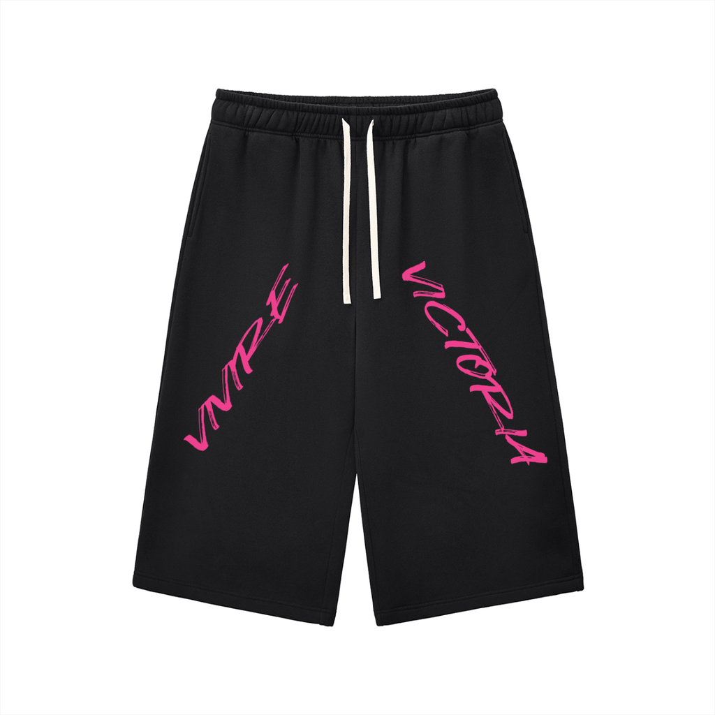 Relaxed Drawstring 3/4 Sweatpants