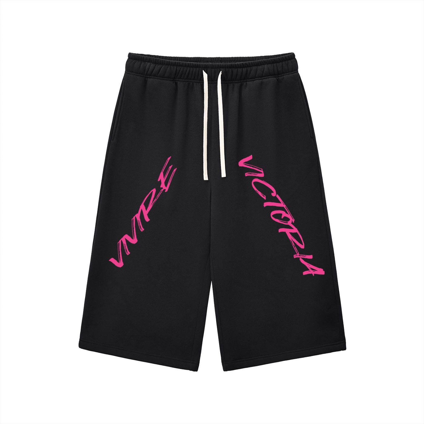 Relaxed Drawstring 3/4 Sweatpants