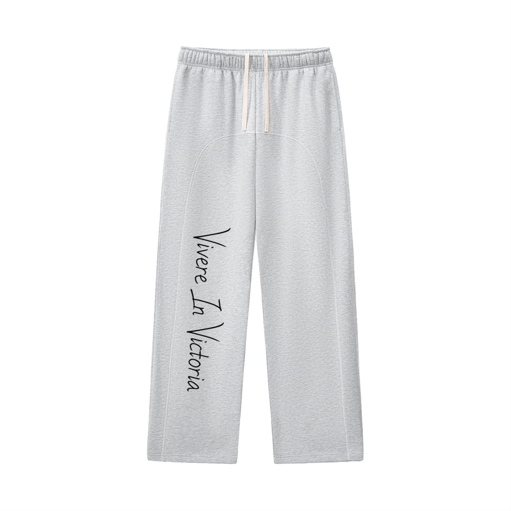 Contrast-Stitched Fleece Sweatpants