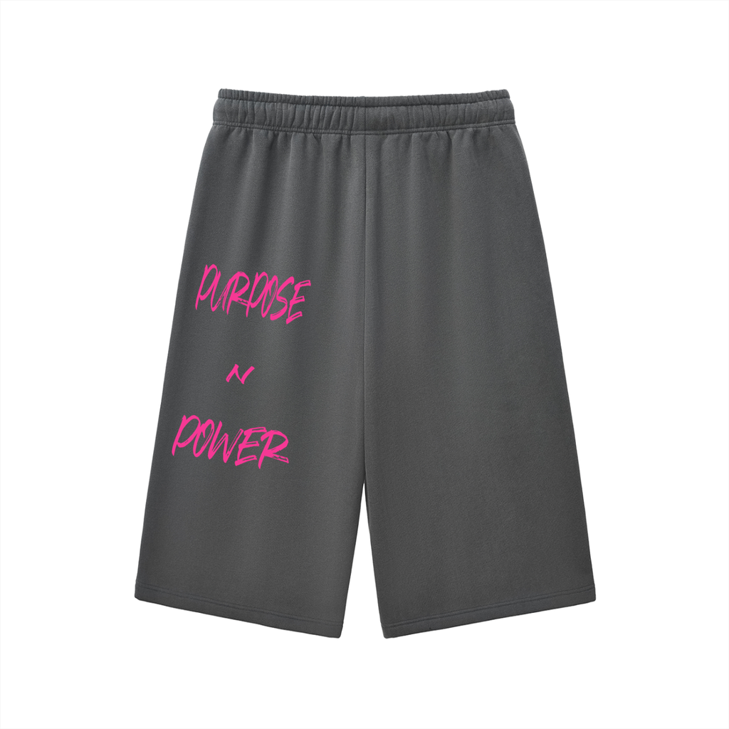 Relaxed Drawstring 3/4 Sweatpants