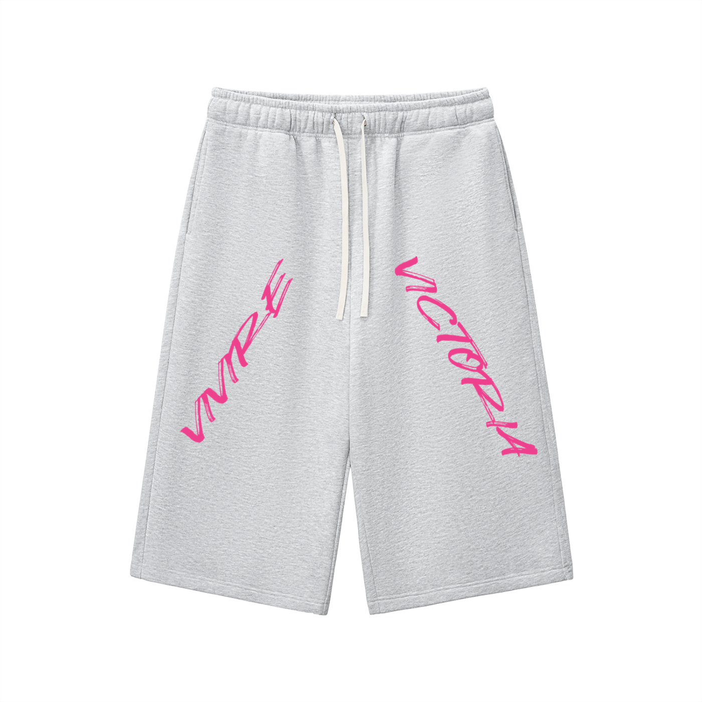 Relaxed Drawstring 3/4 Sweatpants