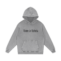 Snow Washed Loose Cotton Hoodie