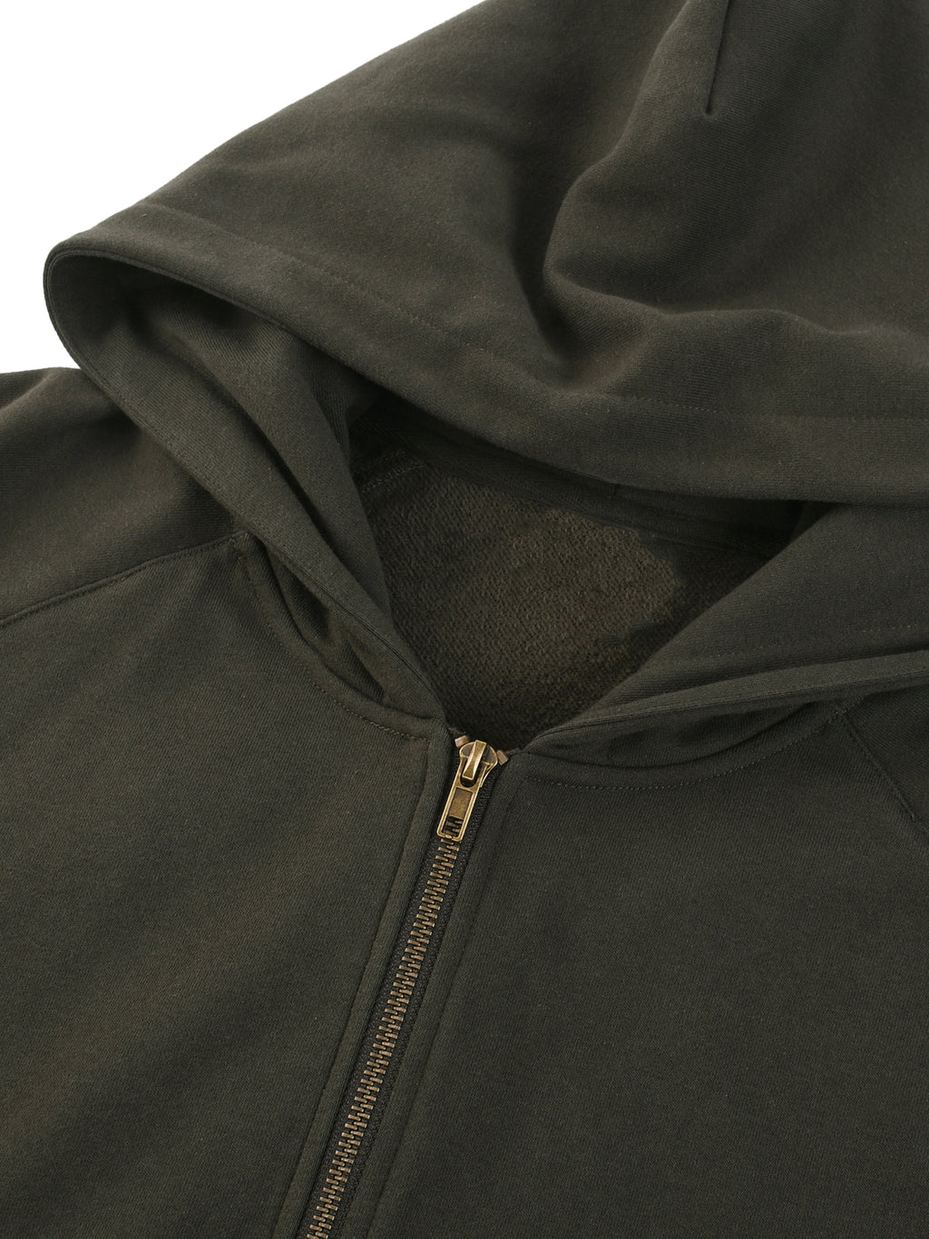 Dolman Sleeve Zip-Through Fleece  Hoodie